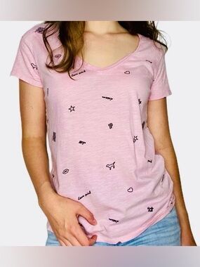 Women’s “PINK By Victoria’s Secret” Perfect V-Neck Tee